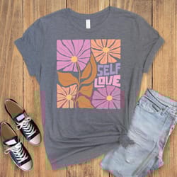 self love mom ,trendy mom shirt ,floral mama t-shirt ,motherhood shirt ,first time mom gift ,cool mom shirt ,step mom gi