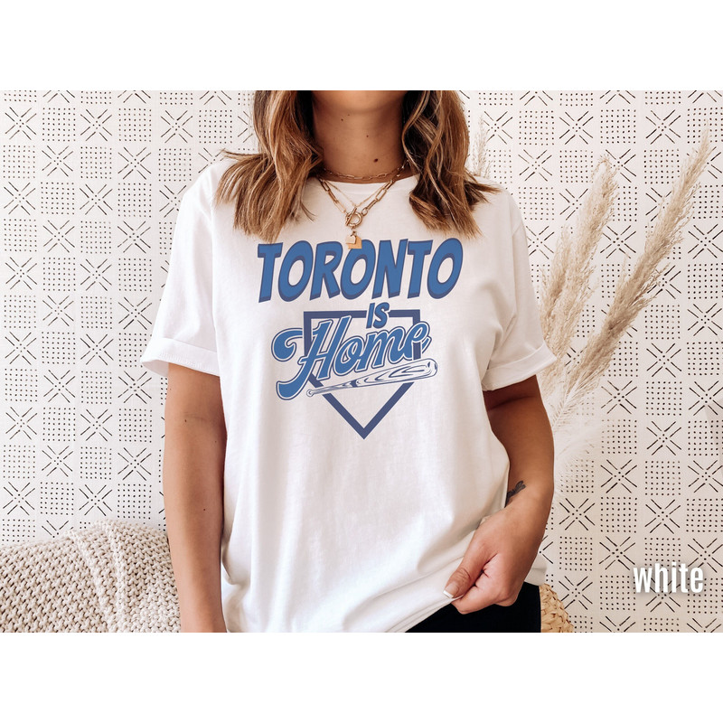 Toronto Baseball Is Home Shirt, Retro 90s Throwback Shirt, Modern Art Style Base Ball T-shirt, Gameday Apparel, TOR Sports Fan Gift Idea.jpg