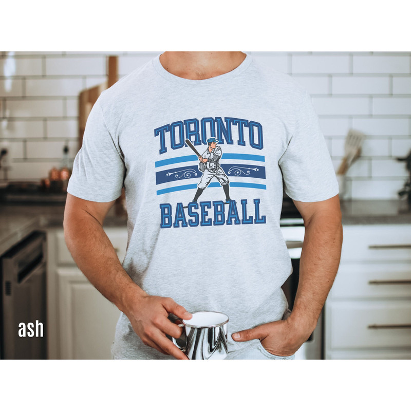 Toronto Baseball Player Shirt, Retro 90s Throwback Shirt, Vintage Style Base Ball T-shirt, Gameday Apparel, TOR Sports Fan Gift Idea.jpg