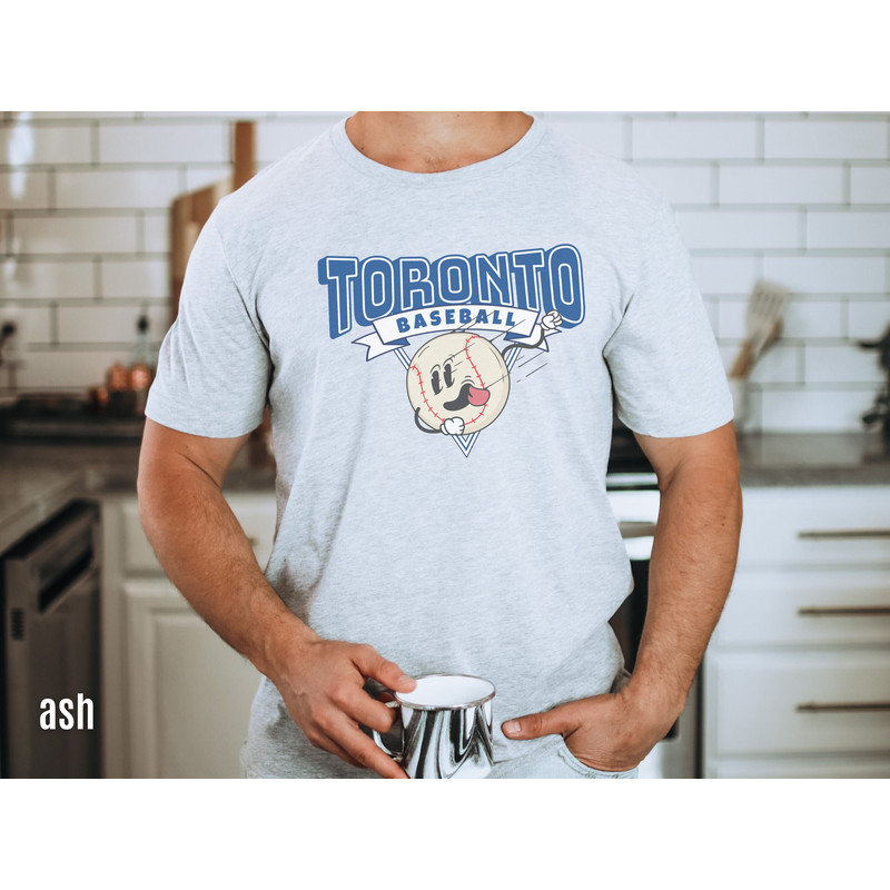 Toronto Cartoon Baseball Shirt, Retro 90s Throwback Shirt, Vintage Style Base Ball T-shirt, Gameday Apparel, TOR Sports Fan Gift Idea.jpg