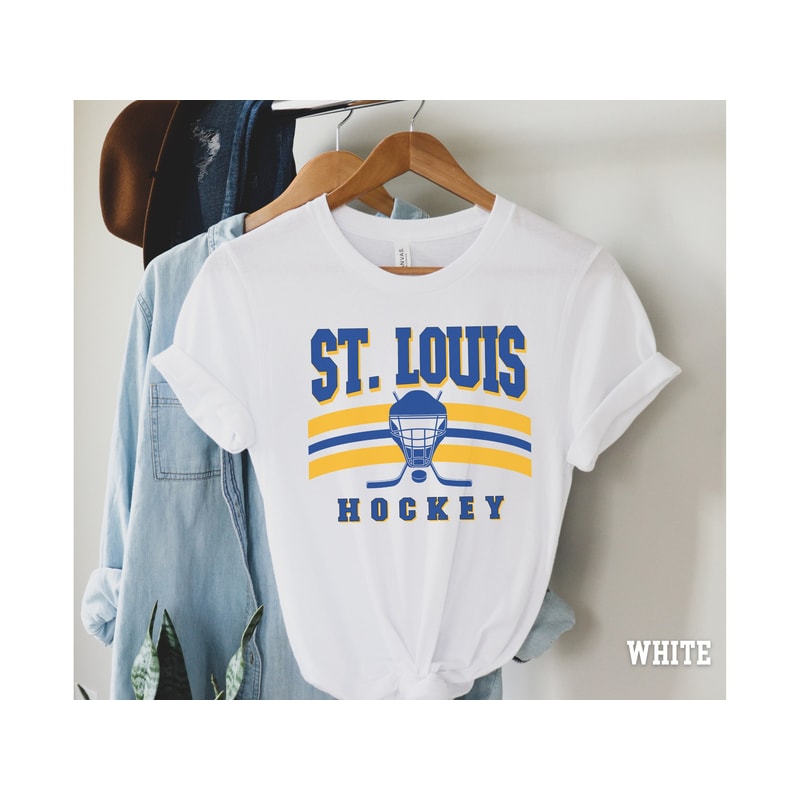 St. Louis Shirt, Retro Style, Vintage Style T-Shirt, 90s Sweatshirt, STL, Sports Fan Gift Ideas, Hockey, Women's Tshirts.jpg