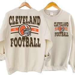 cleveland football sweatshirt , cleveland football shirt , vintage style cleveland football sweatshirt , cleveland fan t