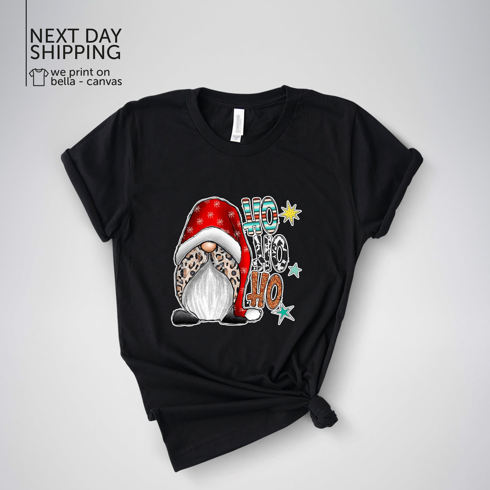 HO HO HO Gnomes T-Shirt Hello Winter Shirt Christmas shirt Leopard Gnome Sweatshirt Holiday Shirt Funny Love Christmas Hodie MRV2308.jpg