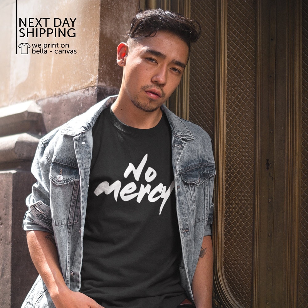 No Mercy Tee Cobra Kai Shirt Karate Kid Shirt All Valley Shirt Sensei Shirt Printed Shirt MRV1770.jpg
