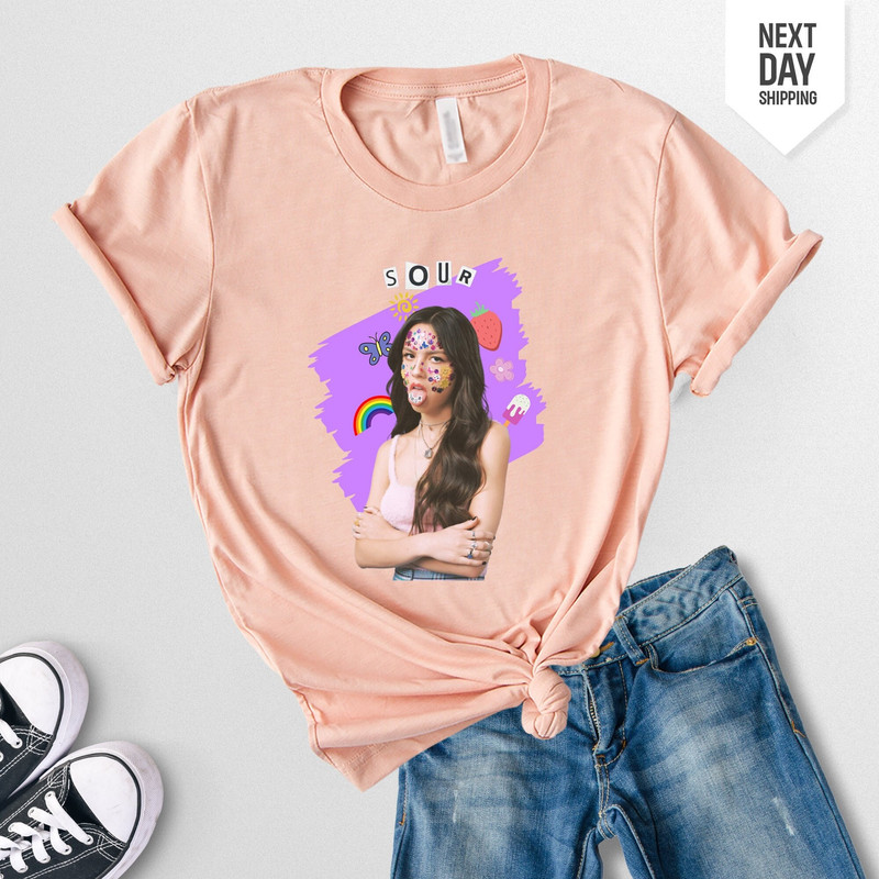 Olivia Rodrigo Sour Shirt Olivia Rodrigo T-Shirt Sour Album Shirt Vintage Olivia Rodrigo Shirt Olivia Merch Olivia Sour Tour Shirt MRV2408.jpg
