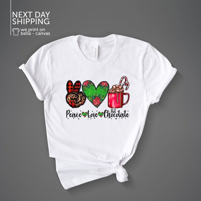 Peace Love Christmas Sweatshirt Merry Christmas Vintage Truck Shirt MRV2271.jpg