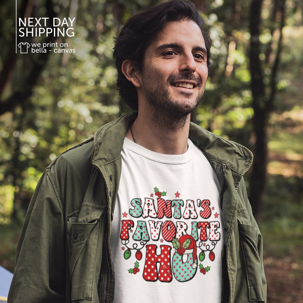 Santas Favorite Ho Shirt Funny Christmas T-shirt Retro Xmas Hodie Cute Santa Tank Top Christmas Tee Holiday Sweatshirt MRV2227.jpg