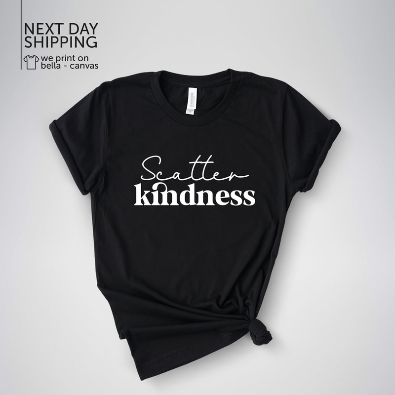 Scatter Kindness Shirt Dandelion Women Shirt Mental Health Shirt Positive Vibes Shirt Inspirational Gift Be Kind Shirt MRV1709.jpg