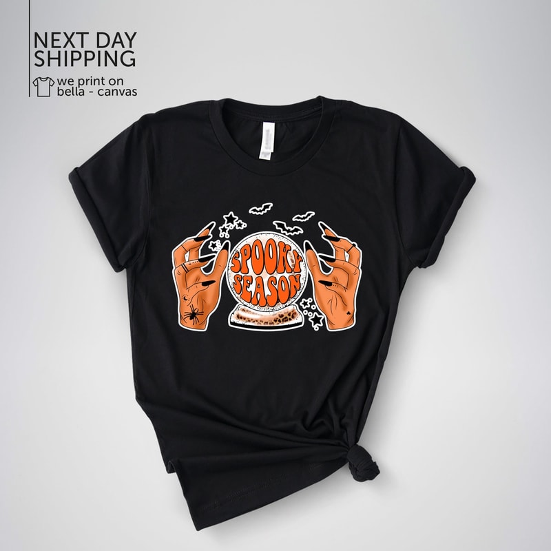 Spooky Season T-shirt Spooky Halloween Shirt Halloween Sweatshirt Horror Halloween Sweatshirt Bat Tee Halloween Long Sleeve MRV2156.jpg