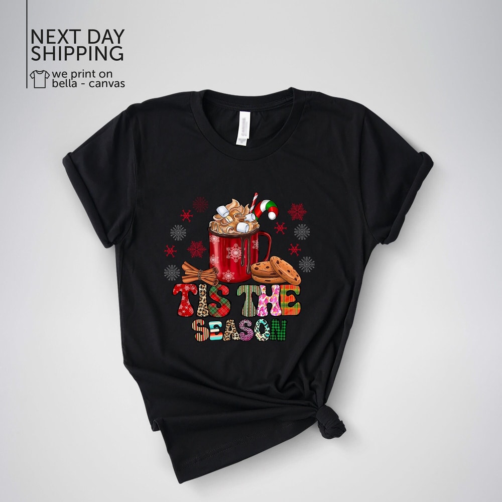 Tis The Season Fall Coffee Shirt Hot Coffee Tee Coffee Lovers Tshirt Fall Shirt Pumpkin Latte Drink Thanksgiving Pumpkin Spice Shirt MRV2395.jpg