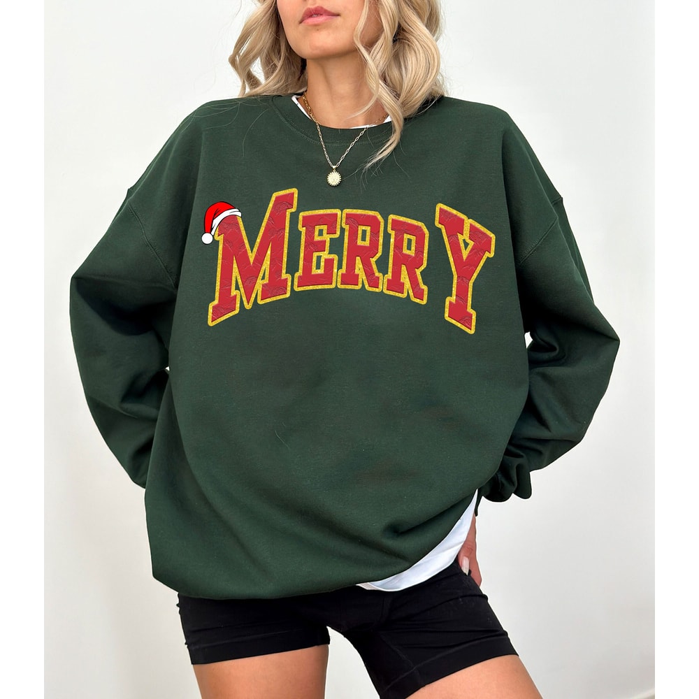 Christmas Sweatshirt, Merry Christmas Sweatshirt, Christmas Shirt for Women, Christmas Crewneck Sweatshirt, Holiday Sweater, Christmas Gift.jpg