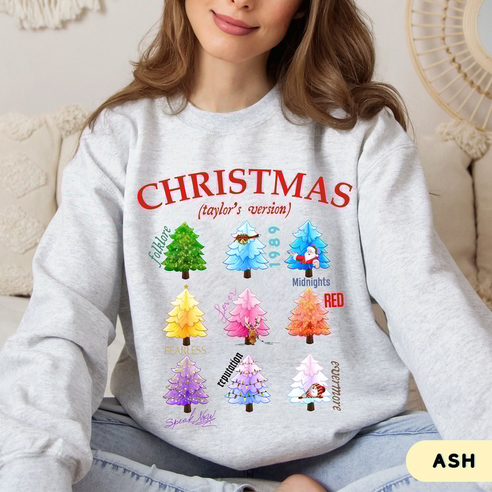 Christmas Taylor's version Shirt, Christmas Tree Farm Shirt, Christmas Lights, The eras Tour, Taylor Christmas Tee, Swiftie Fan Tee.jpg