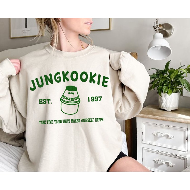 Jungkook Vintage Style T-shirt, Kpop Tshirt Tee, Korean K-pop Fans Gift, Jungkook Vintage Unisex Sweatshirt, Bangtan Shirt.jpg