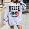 Kelce Philadelphia & Kansas City Unisex Football Crewneck, Kelce Philadelphia Sweatshirt, Football Fan Tee, Gift Shirt, Kansas City Shirt..jpg