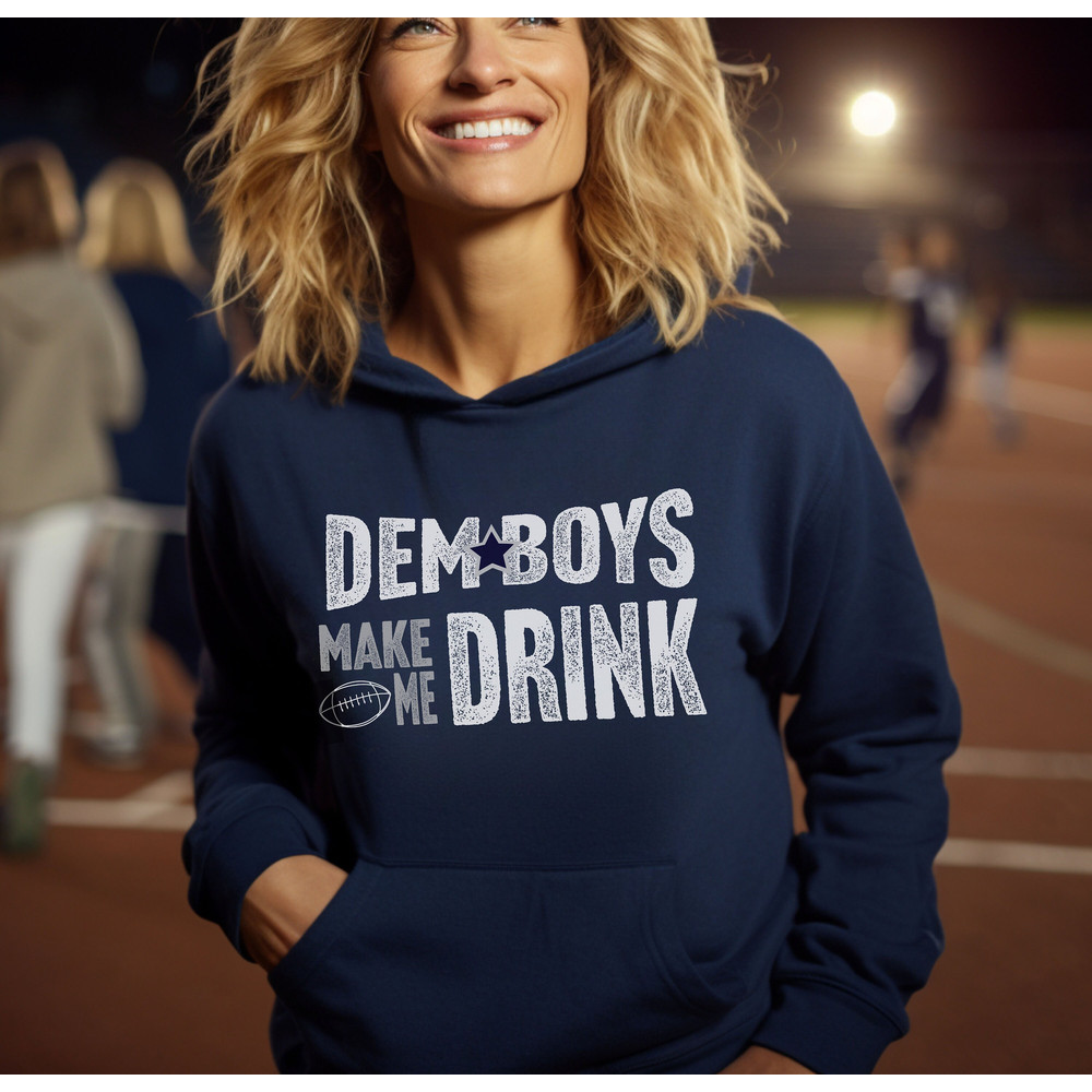 Dallas Football Hoodie Dem Boys Funny Fan Plush Hoodie for Men Women.jpg