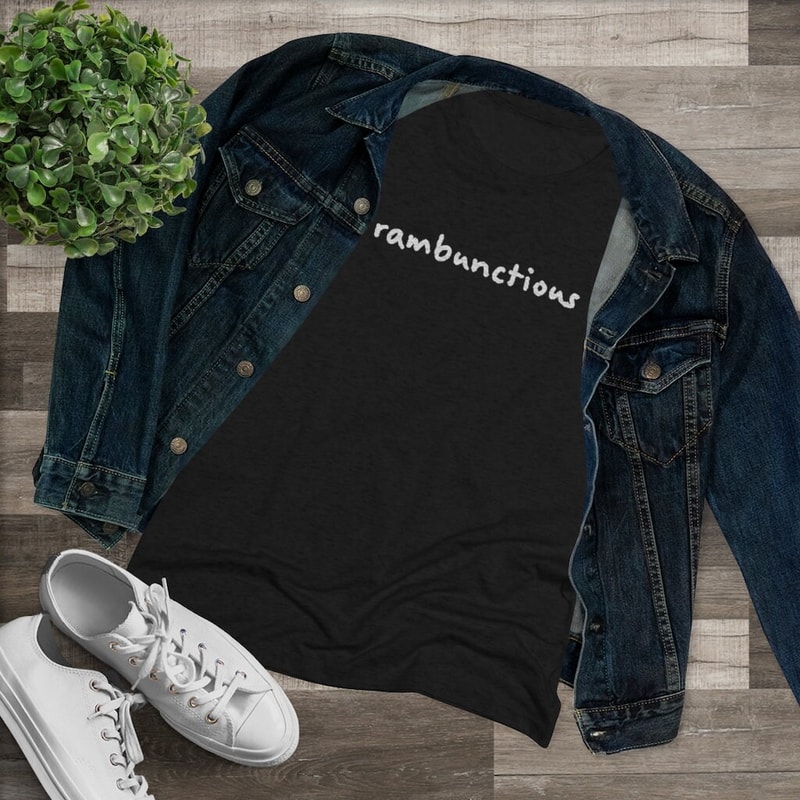 Rambunctious - ME in a word TShirt for Women, Fitted.jpg