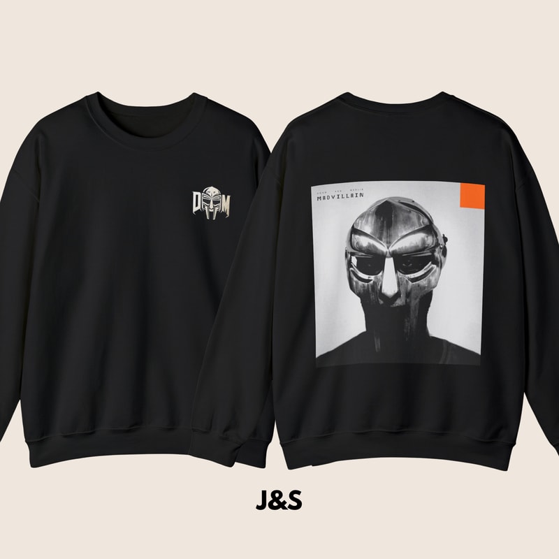 MF Doom Madvilliany Album Crewneck Sweatshirt 8 Colors Available Unisex Men's Women's Sweatshirt Size S - 5XL.jpg