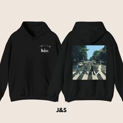 the beatles abbey road album hoodie  8 colors available  unisex men's women's hoodie  size s  5xl