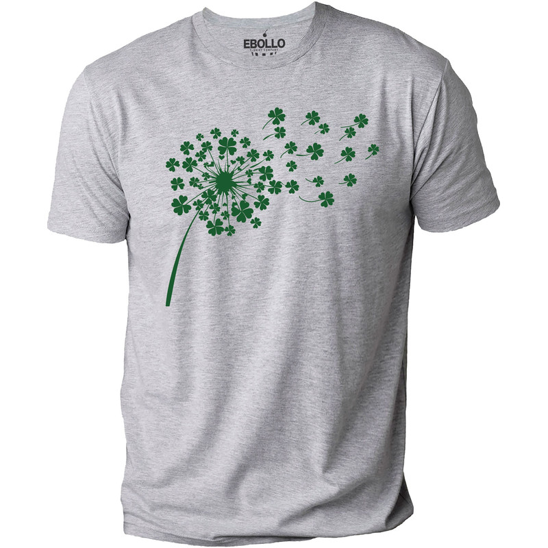 Dandelion Shamrock Clovers Shirt Funny Shirt Men St Patricks T-shirt - Irish Husband - Saint Patrick's Day - Paddys Tee, Lucky Shamroks.jpg
