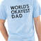 Fathers Day Gift World's Okayest Dad Shirt Mens t shirt t-shirt for Dad Husband Gift Uncle Gift Best Dad T-shirt.jpg