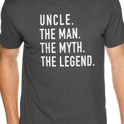 funny shirt for men uncle the man the myth the legend - uncle t-shirt - dad christmas gifts - fathers day gift - uncle