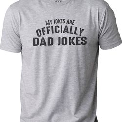funny shirt men - dad jokes  officially dad jokes  fathers day gift - tshirt for men - from daughter to dad - dad shirt