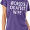 Funny Shirt Women Wedding Gift - World's Okayest Wife - Mothers Day Gift - Wife Gift - Cool Funny Tshirt - Valentine Gift - Wife Shirt.jpg