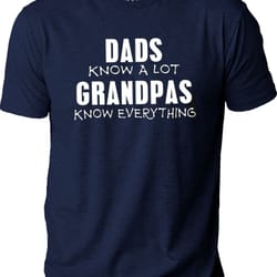 grandpa gift dads knows a lot grandpas knows everything funny shirt men - fathers day gift for grandpa, awesome grandpa