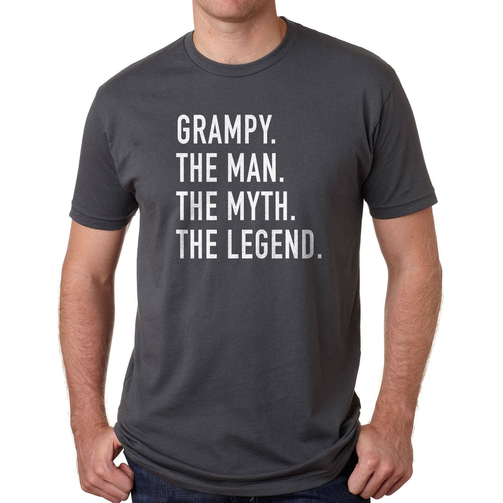 Grandpa Shirt Grampy The Man The Myth The Legend Mens Shirt - Fathers Day Gift - Dad Shirt - Husband Gift - Funny Shirts for Men.jpg