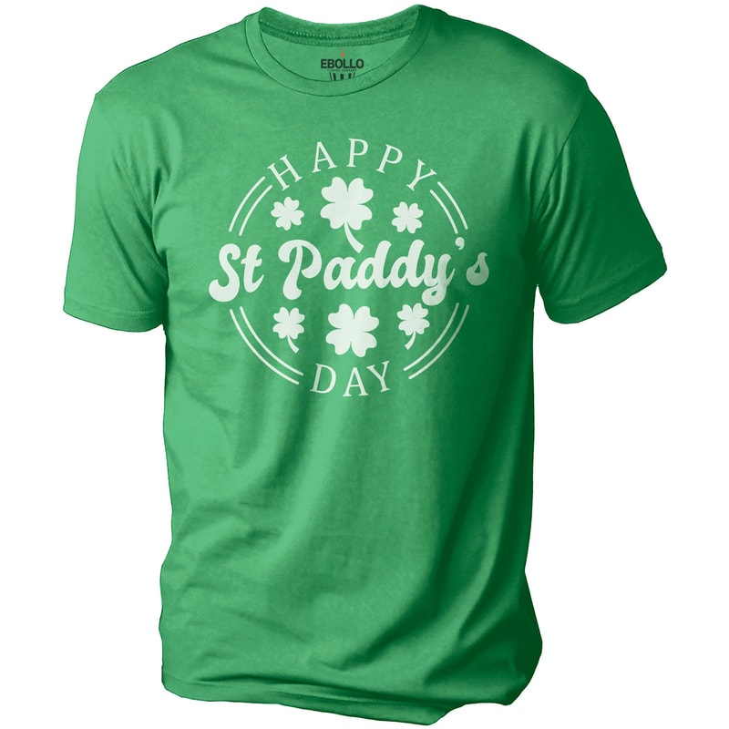 Happy St Paddy's Day St Patricks Day Shirt Lucky Shamrock Irish Tee - Funny Shirt Men - Womens Mens Patrick's T-shirt - Shamrock Tshirt.jpg
