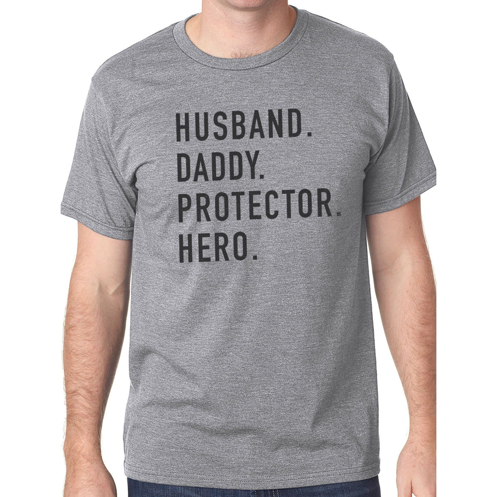 Husband Gift Husband Daddy Protector Hero Shirt Gift for Husband - Funny Shirts for Men - Fathers Day Gift - Husband Shirt, Gift for Him.jpg