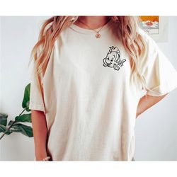 little mermaid shirt, ariel shirt, disney shirt, disneyland shirt, disneyworld shirt, sebastian, flounder, oversized dis