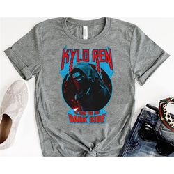 retro disney star wars shirt | the force awakens kylo ren show you the dark side t-shirt | galaxy's edge | star wars day