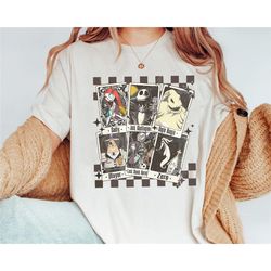nightmare characters tarot cards shirt | disney halloween t-shirt | halloween party 2023 tee disneyland trip | spooky se