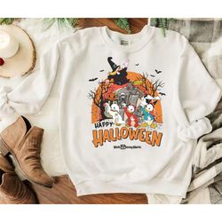 huey dewey louie duck witch hazel trick or treat shirt | duck tales disney halloween t-shirt | mickey's not so scary hal
