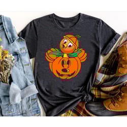 epcot orange bird halloween shirt | vintage disney halloween t-shirt | mickey mouse pumpkin jack o lantern tee disneylan