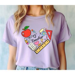 teacher appreciation shirt teacher gift, inspirational teacher shirts, teach love inspire shirt, back to school, first g