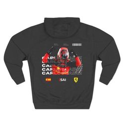 carlos sainz formula one racing f1 hoodie t-shirt sweatshirt - back
