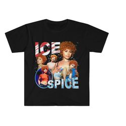 ice spice rapper hip-hop 2024 t-shirt sweatshirt hoodie, ice spice vintage hip hop t-shirt, ice spice tees, bootleg tee