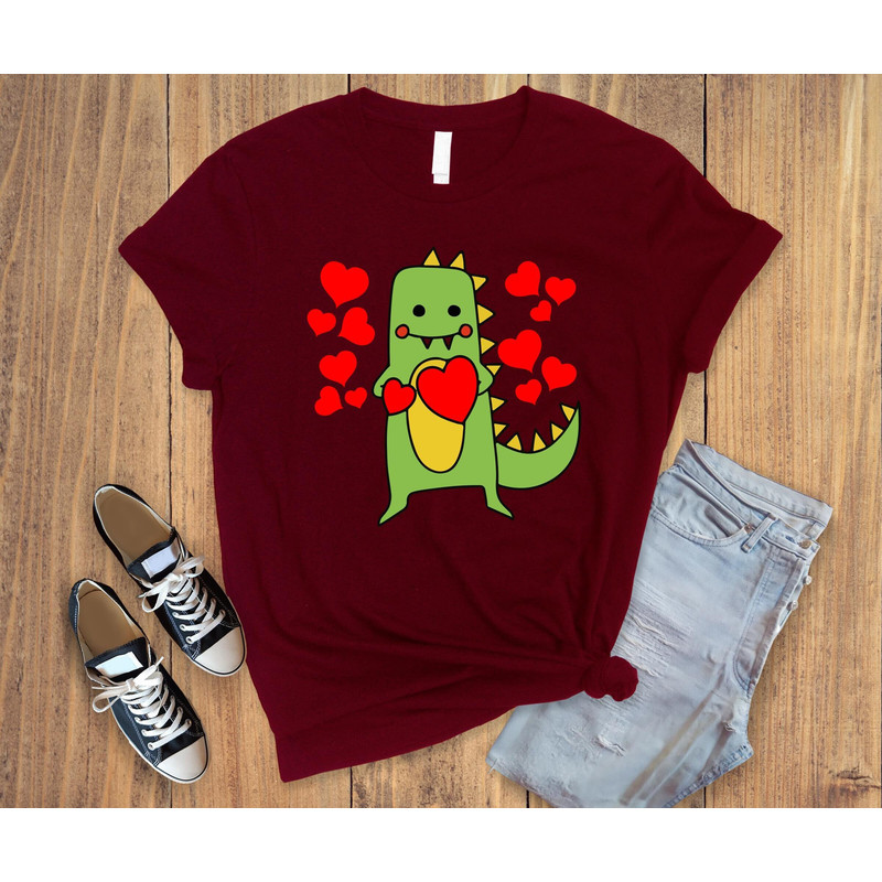 cute trex valentine sweatshirt,gift for her,gift for him,happy valentines sweatshirt,valentine couple gift shirt ,gift for girlfriend.jpg