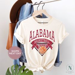 alabama basketball shirt  retro alabama basketball shirt  vintage alabama shirt  tuscaloosa alabama shirt  college baske