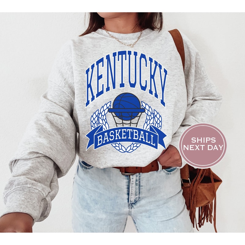 Kentucky Sweatshirt - Kentucky Basketball Sweatshirt - Lexington Kentucky Crewneck - Retro Kentucky Sweatshirt - College Basketball 1.jpg