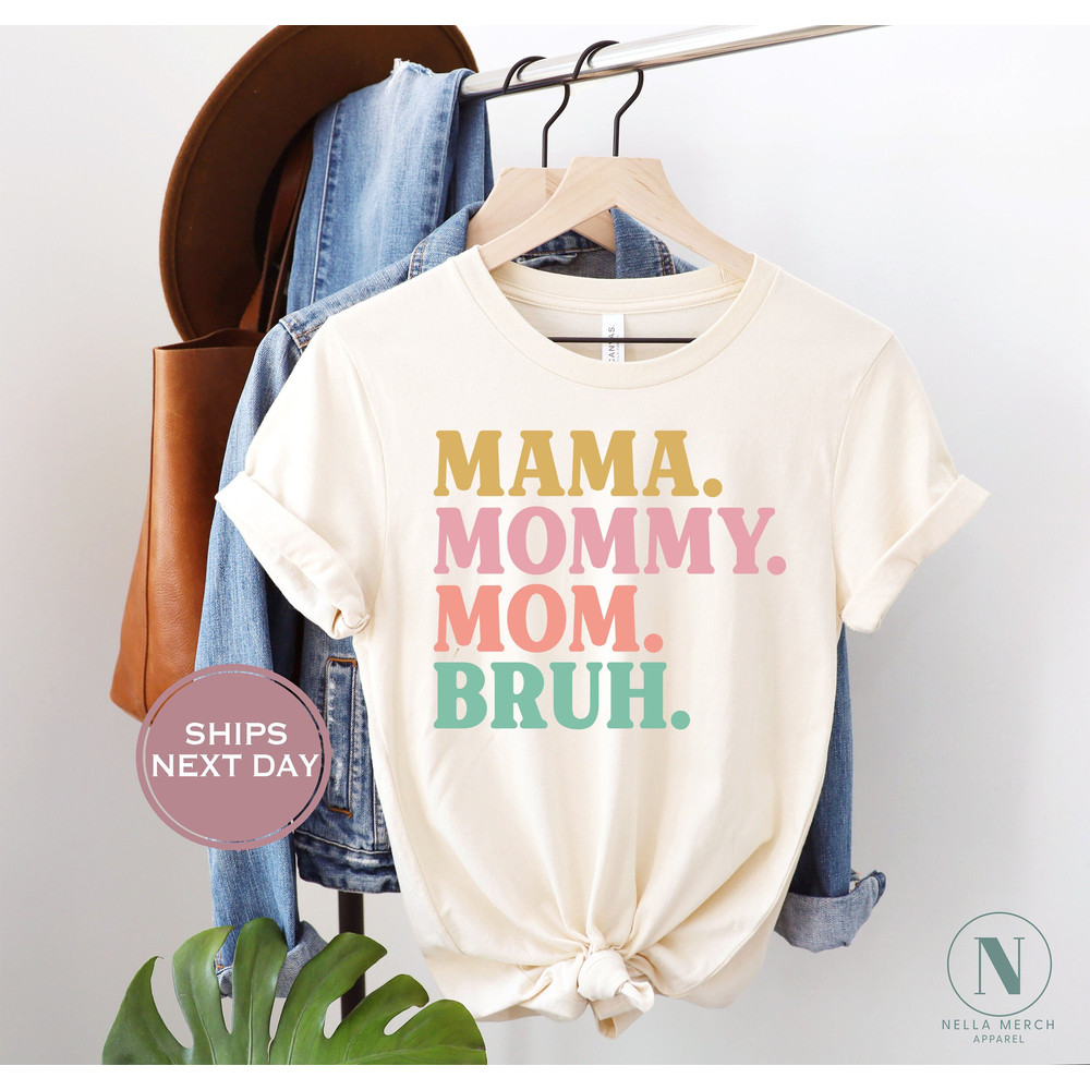 Mama Shirt - Mom Heart Shirt - Mommy Mom Bruh Shirt - Funny Mom Shirt - Mothers Day Gift - Mom Life Shir - Motherhood Shirt, New Mom Shirt 1.jpg
