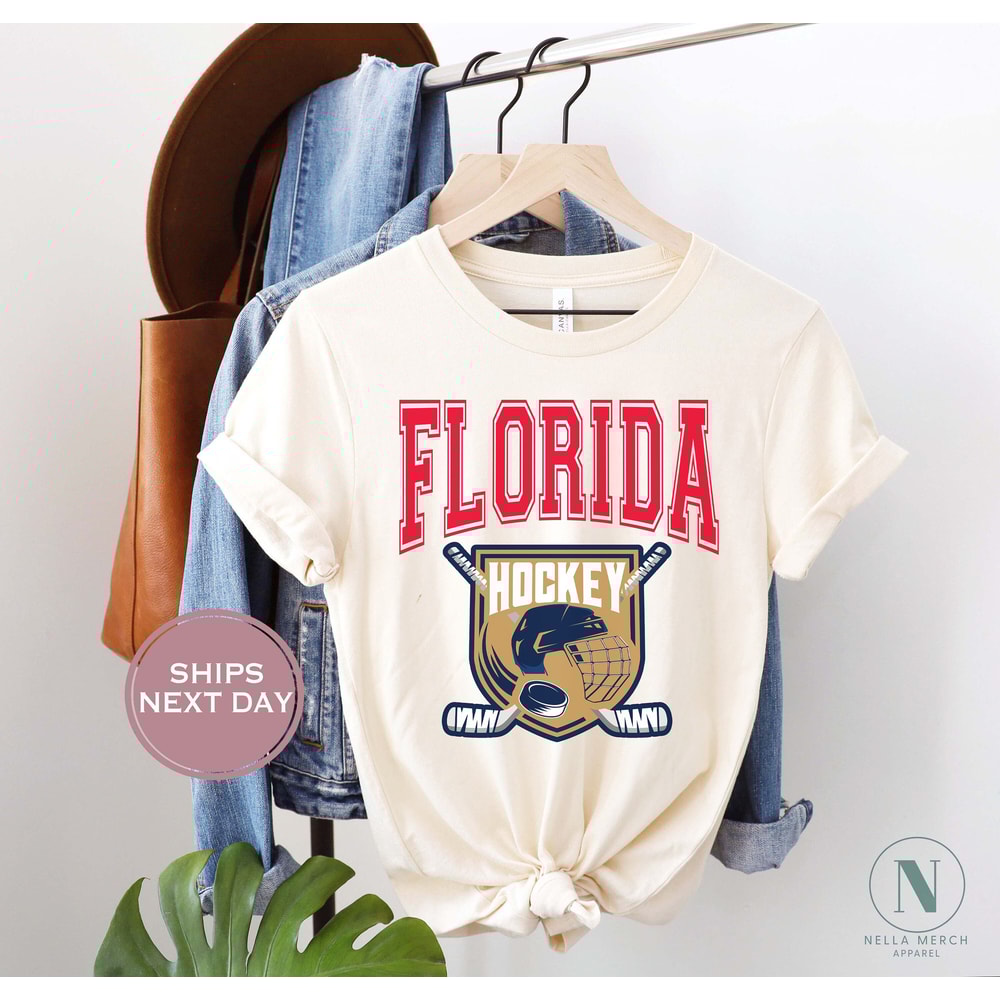 Retro Florida Hockey Shirt, Vintage Florida Hockey, Throwback Florida Hockey T-Shirt, Florida Hockey T-Shirt, Florida Shirt.jpg
