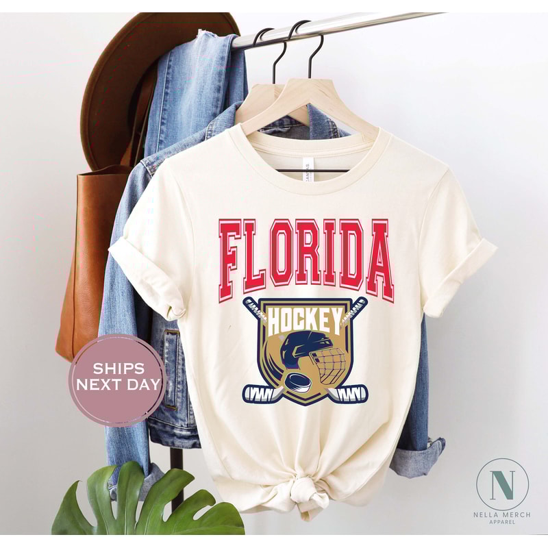 Retro Florida Hockey Shirt, Vintage Florida Hockey, Throwback Florida Hockey T-Shirt, Florida Hockey T-Shirt, Florida Shirt.jpg