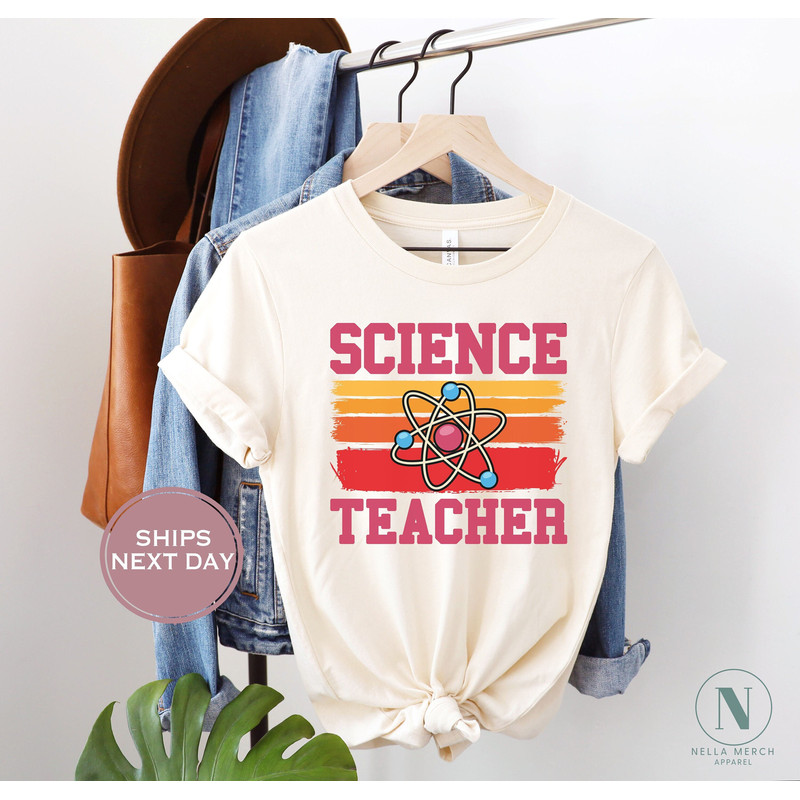 Science Teacher Shirt - Science is Like Magic Shirt - Teacher Gifts Ideas - Back To School Shirt - Vintage Natural Tee.jpg