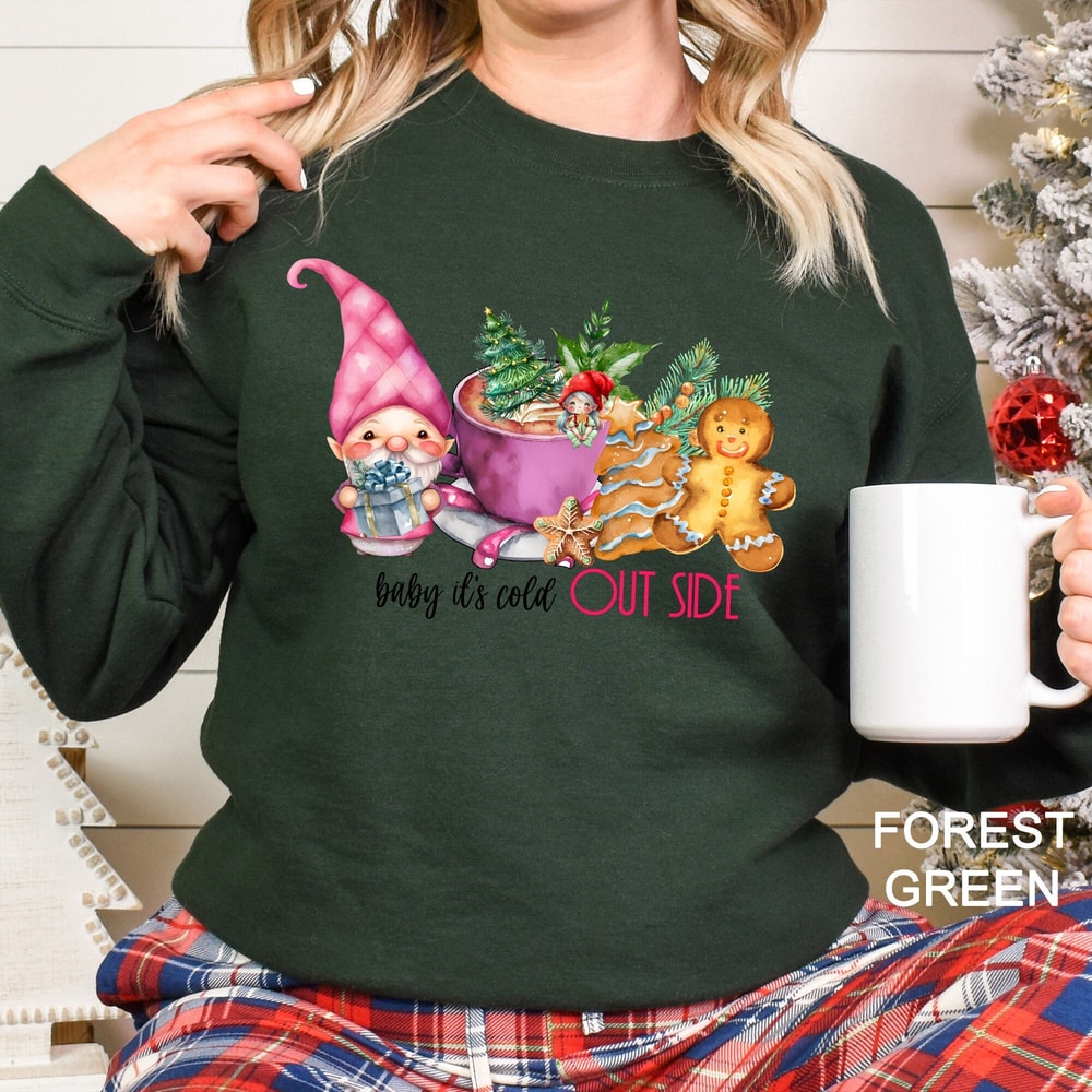 Baby Its Cold Outside Sweatshirt, Christmas Sweatshirt,Christmas Shirt, Holiday Sweatshirt, Christmas Family Sweater, Christmas Gift CR-0046.jpg
