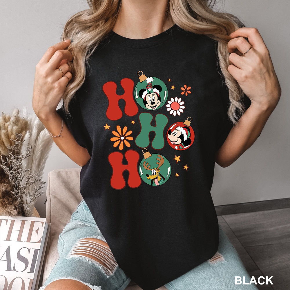 Christmas Ho Ho Ho Shirt, Disney Characters Shirt, Merry Christmas Shirt, Disney Christmas, Disney World Xmas Tee DIS-0303.jpg