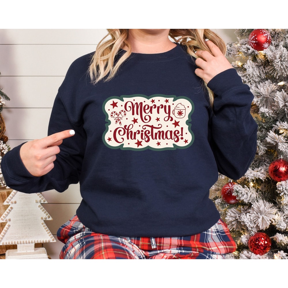 Christmas Sweatshirt, Merry Christmas Sweatshirt, Christmas Shirt for Women, Christmas Crewneck Sweatshirt, Holiday Sweater, Christmas Gift 3.jpg