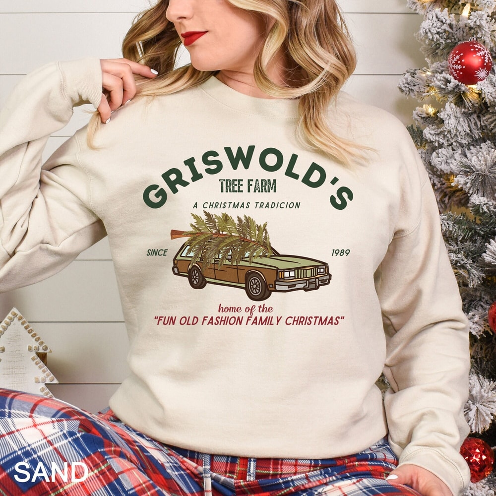 Christmas sweatshirt, Womens Funny Christmas Shirts, Griswold's Tree Farm hoodie, Griswold tshirts, Griswold sweatshirts Griswolds Christmas.jpg